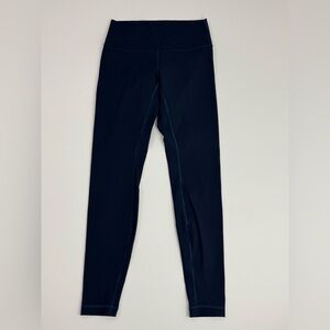 Lululemon Wunder Under High-Rise Tight 27” Full-On Luxtreme True Navy Sz 8